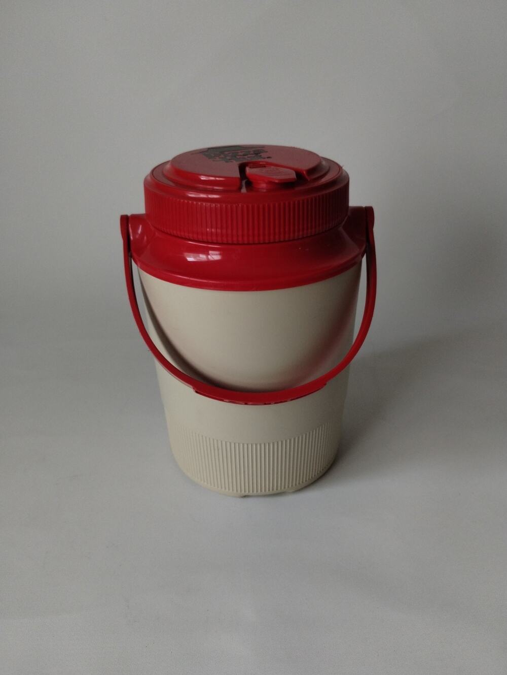 Vintage Pizza Hut Logo 1/2 Gallon Thermos Cooler Jug, Gott 1502 w/ Lid. 1980s